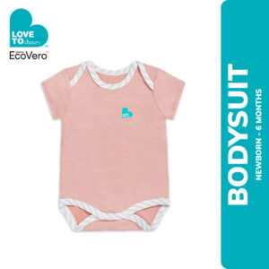 Love To Dream™ ECOVERO™ Short Sleeve Bodysuit Rose