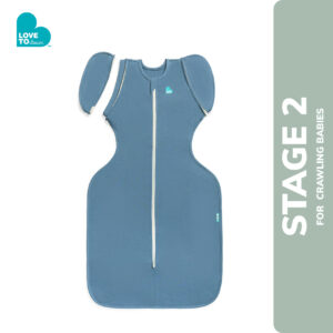 Swaddle Up™ Transition Bag Bamboo Lite 0.2 TOG – Storm Blue (Medium)