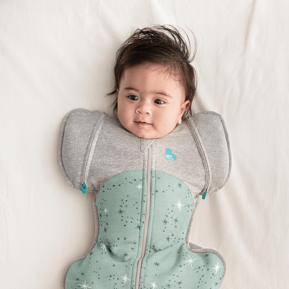 Swaddle Up™ Transition Bag Original 1.5 TOG - Olive North Star - Image 6