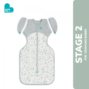 Swaddle Up™ Transition Bag Mild Cotton Fleece - North Star White