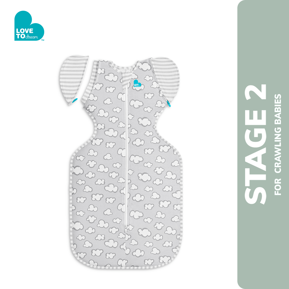Swaddle Up™ Transition Bag 1.0 TOG Bamboo - Grey Daydream