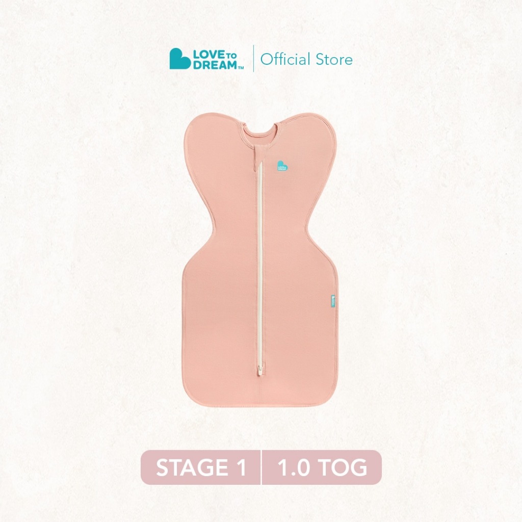 Swaddle Up™ Bamboo Original 1.0 TOG - Light Rose