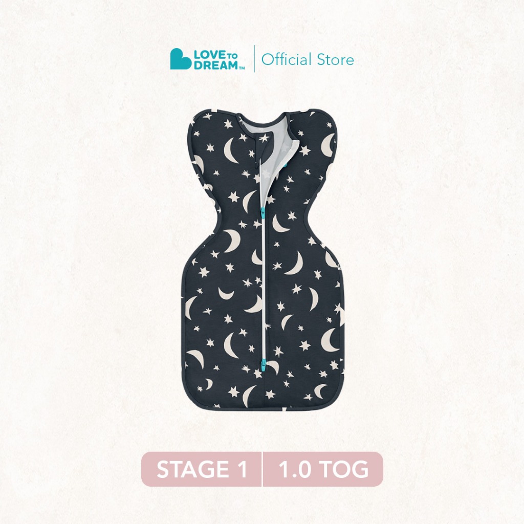 Swaddle Up™ 1.0 TOG Charcoal - Big Sky