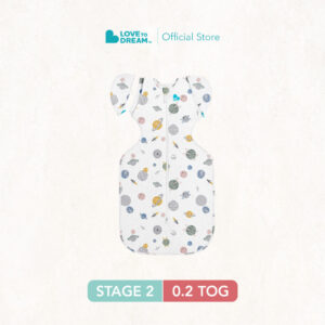 Swaddle Up Transition Bag Lite 0.2 Designer Collection - White Space Print