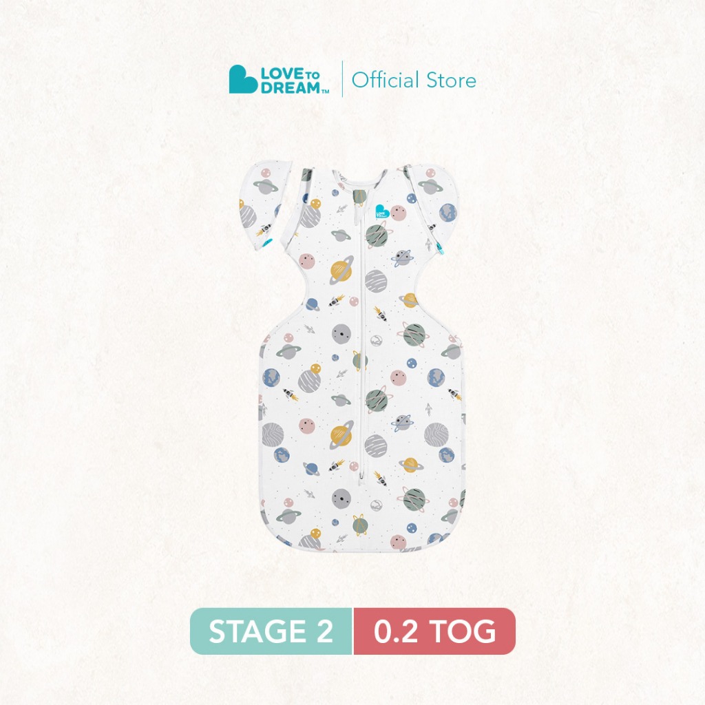 Swaddle Up Transition Bag Lite 0.2 Designer Collection - White Space Print