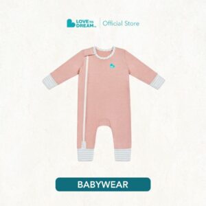 Love To Dream™ ECOVERO™ Footless Romper Rose
