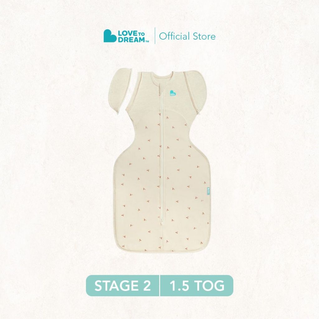 Swaddle Up™ Transition Bag Mild Cotton Fleece – Oatmeal Twigs