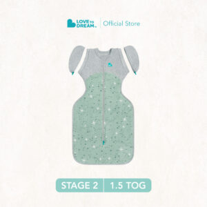 Swaddle Up™ Transition Bag Original 1.5 TOG - Olive North Star