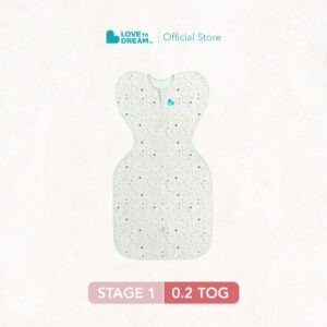 Swaddle Up™ Organic Lite 0.2 TOG Cream Star Dust