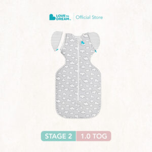 Swaddle Up™ Transition Bag 1.0 TOG Bamboo - Grey Daydream