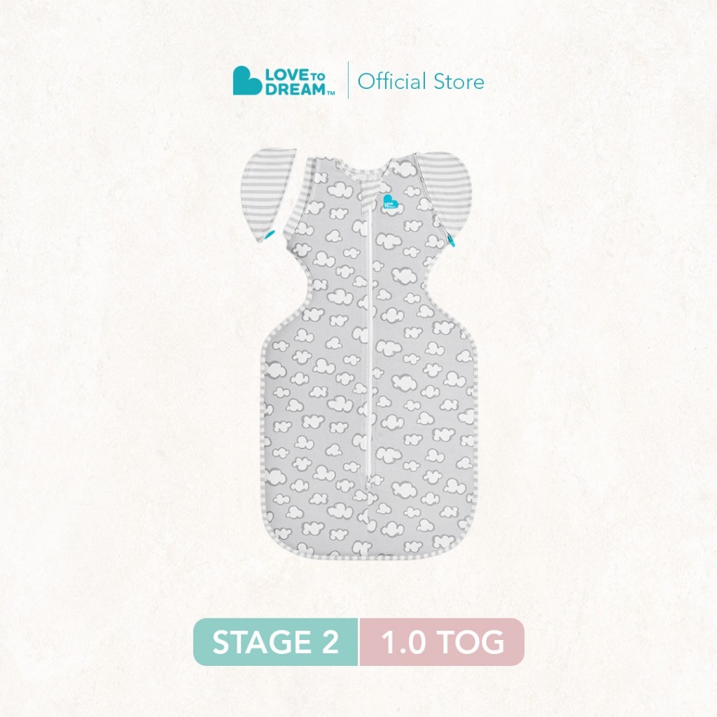 Swaddle Up™ Transition Bag 1.0 TOG Bamboo - Grey Daydream