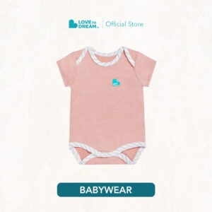 Love To Dream™ ECOVERO™ Short Sleeve Bodysuit Rose