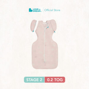 Swaddle Up™ Transition Bag 0.2 TOG Bamboo Light Pink - Little Dreamer