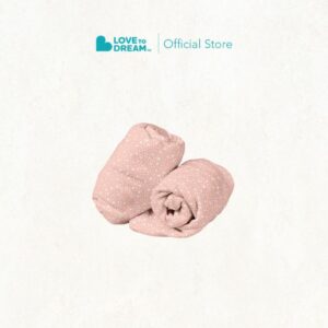 Love To Dream™ Twin Pack Fitted Cot / Crib Sheet Dusty Pink