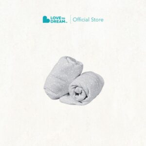 Love To Dream™ Twin Pack Fitted Cot / Crib Sheet Grey