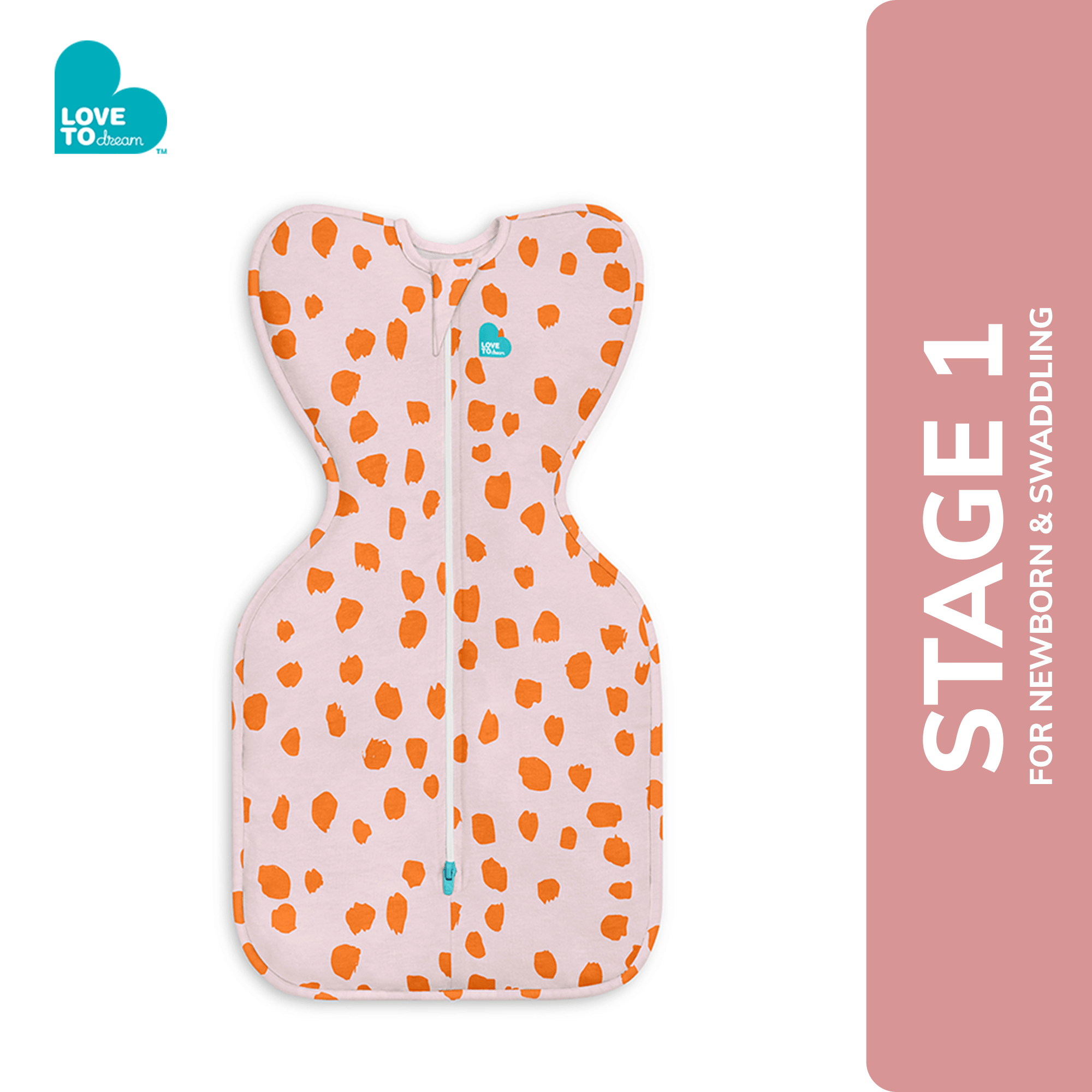 Swaddle Up™ 1.0 TOG Light Pink - Jumbo Animal