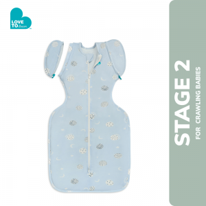 Swaddle Up™ Transition Bag 0.2 TOG Bamboo Light Blue - Little Dreamer