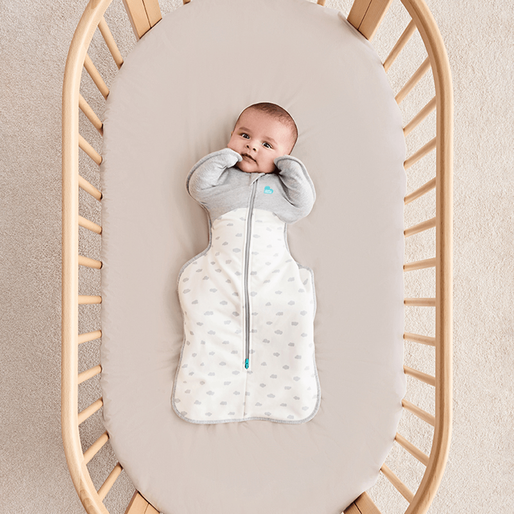 Swaddle Up™ 1.5 TOG Cotton White - Mini Cloud - Image 2