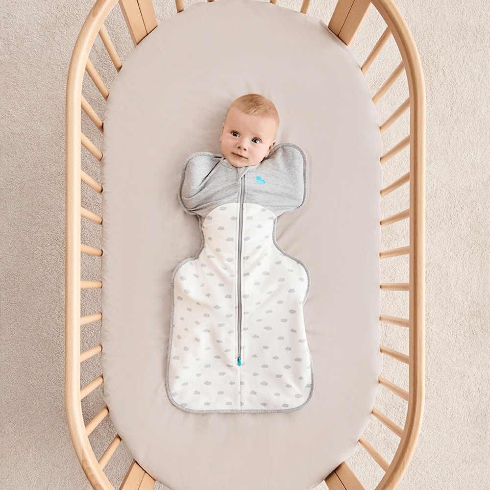 Swaddle Up™ 1.5 TOG Cotton White - Mini Cloud - Image 4