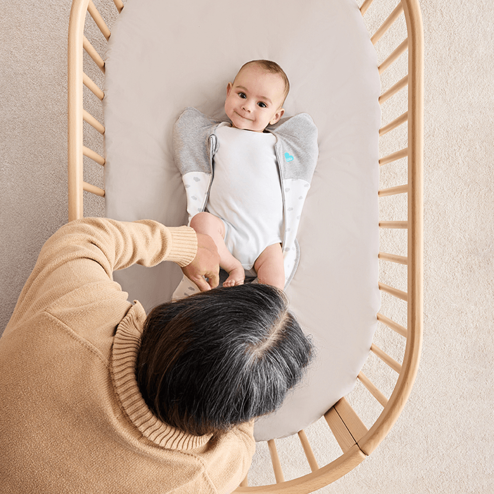 Swaddle Up™ 1.5 TOG Cotton White - Mini Cloud - Image 5