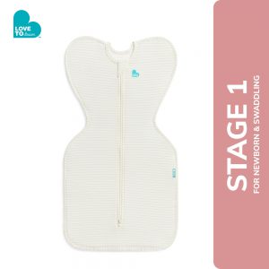 Swaddle Up™ Lite 0.2 TOG – Tan Breton Stripe – Small