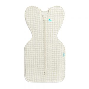 Swaddle Up™ Original 1.0 TOG - Tan Houndstooth - NEWBORN