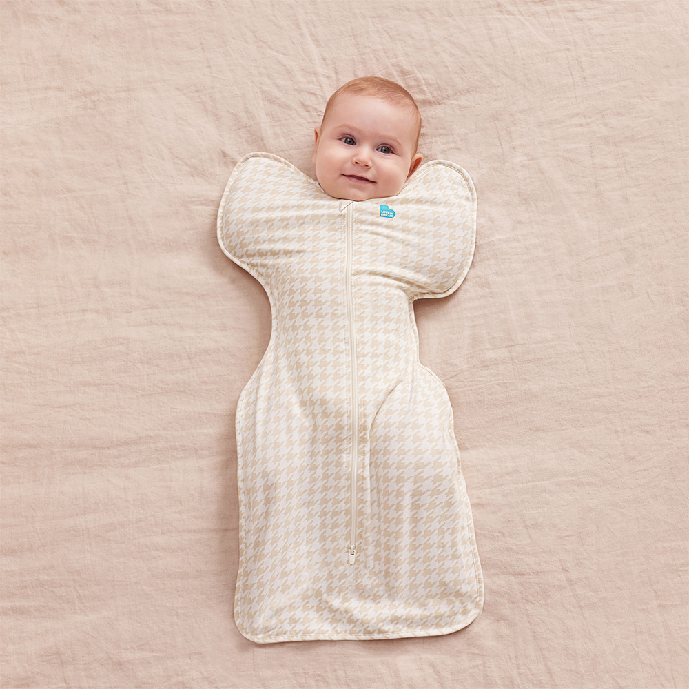 Swaddle Up™ Original 1.0 TOG - Tan Houndstooth - Image 3