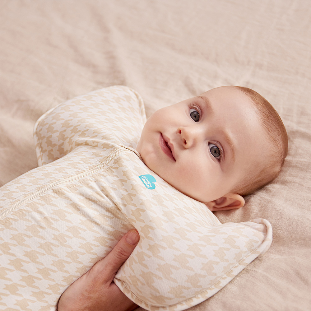 Swaddle Up™ Original 1.0 TOG - Tan Houndstooth - Image 5