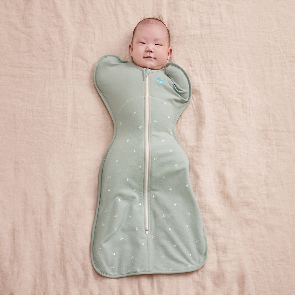 Swaddle Up™ Mild Cotton Fleece – Olive Twigs - Image 3