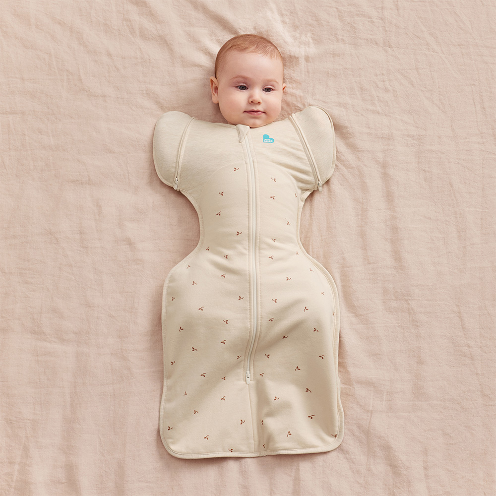 Swaddle Up™ Transition Bag Mild Cotton Fleece – Oatmeal Twigs - Image 6