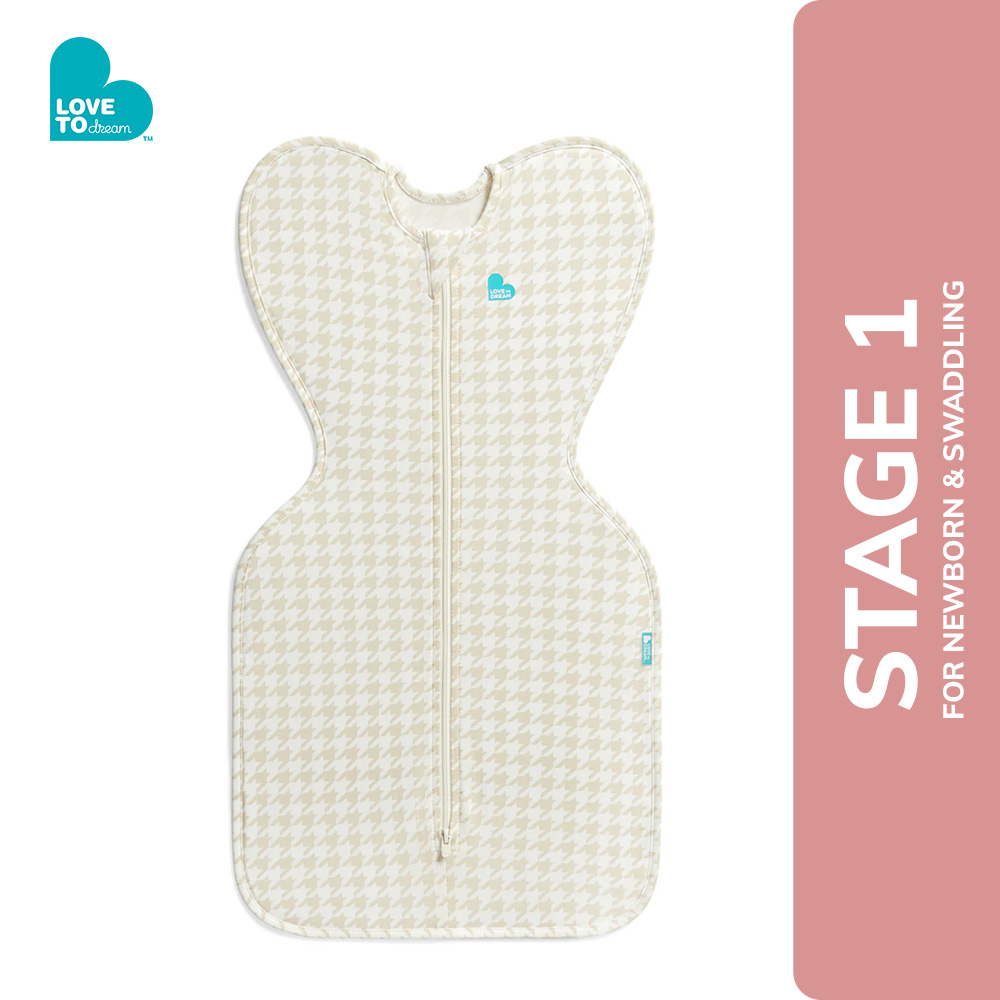 Swaddle Up™ Original 1.0 TOG - Tan Houndstooth