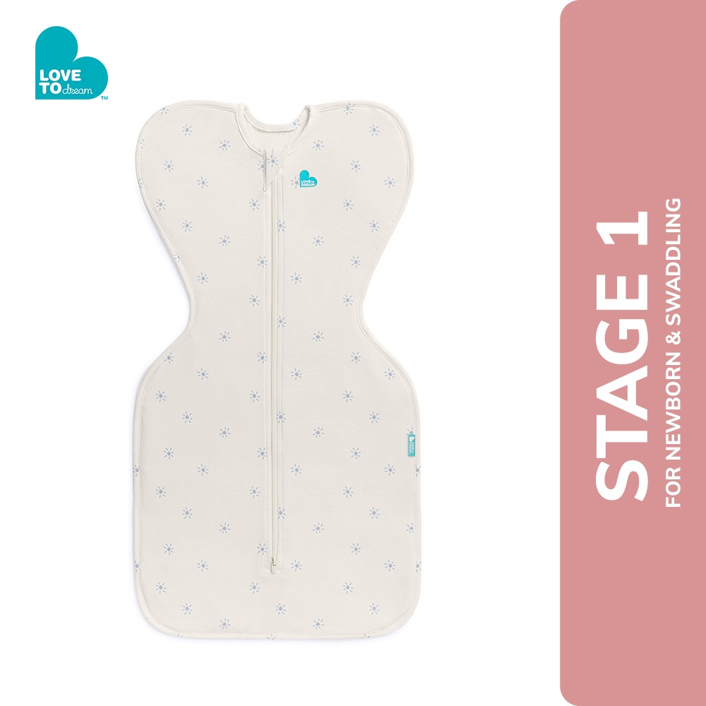 Swaddle Up™ Bamboo Lite 0.2 TOG - Mist Blue Sunny